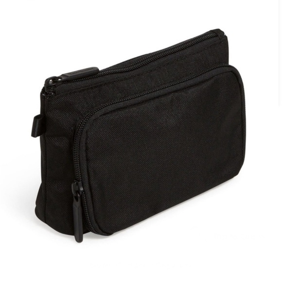 Vera Bradley Compact Zip Around Multipurpose Organizer BLACK NWT - Picture 2 of 5
